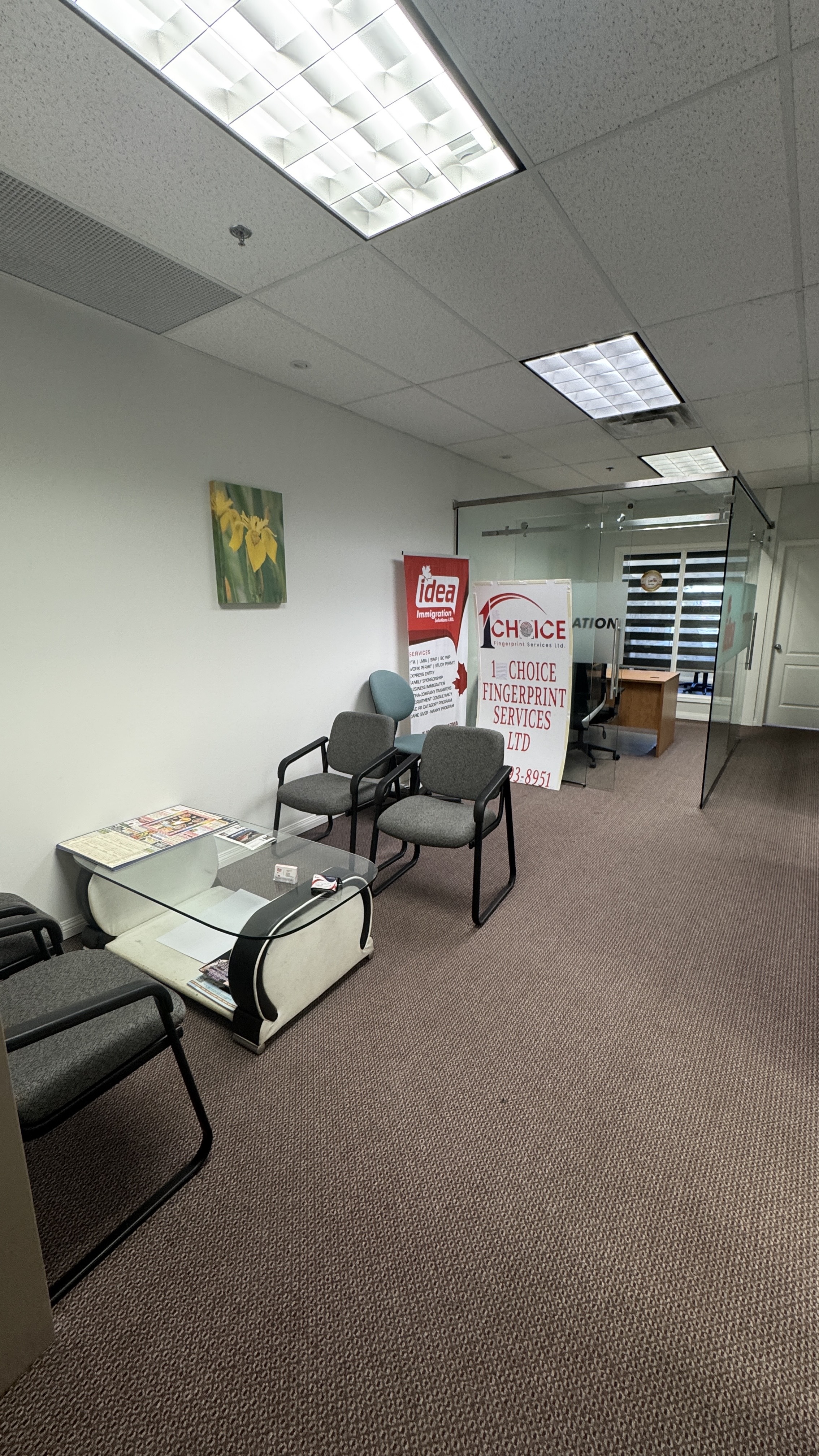 Reception area